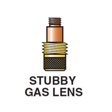 2 diffusori STUBBY GAS LENS per torcia tig 17 - 18 - 26